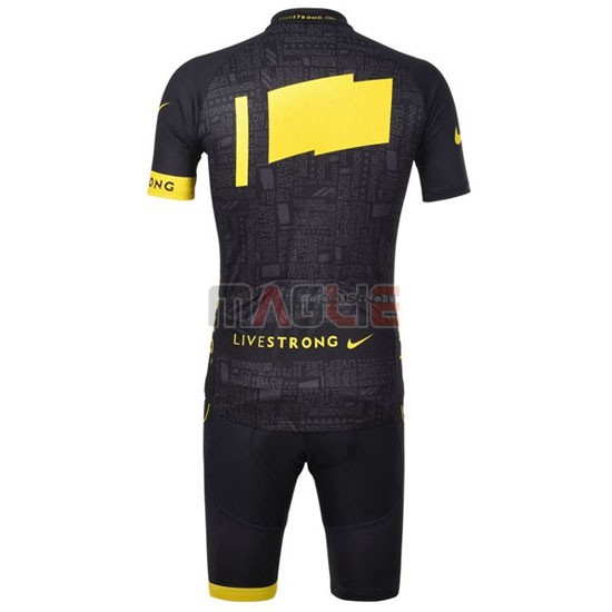 Maglia Livestrong manica corta 2012 nero