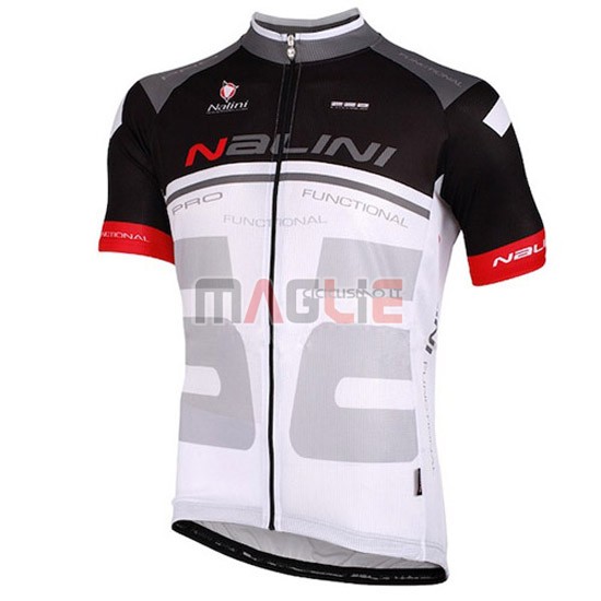 Maglia Nalini manica corta 2015 bianco e nero