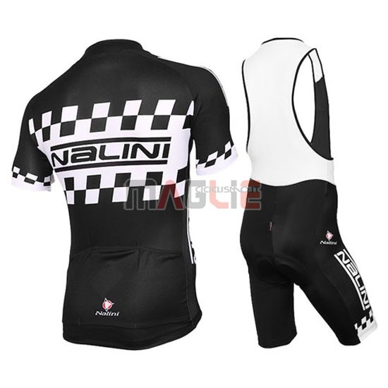 Maglia Nalini manica corta 2015 bianco nero