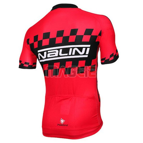 Maglia Nalini manica corta 2015 rosso e nero