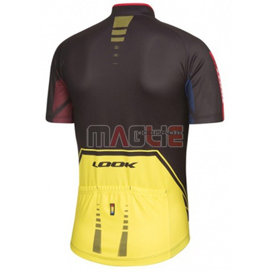 Maglia Look manica corta 2016 giallo e nero