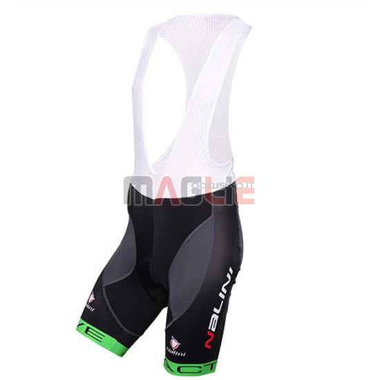 Maglia Nalini manica corta 2016 verde nero