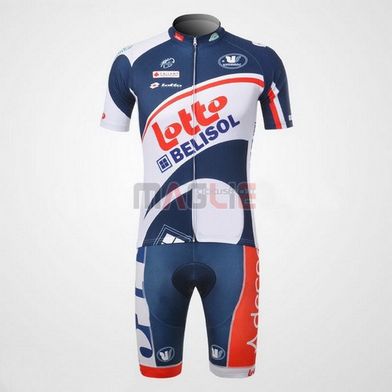 Maglia Lotto manica corta 2012 bianco e blu