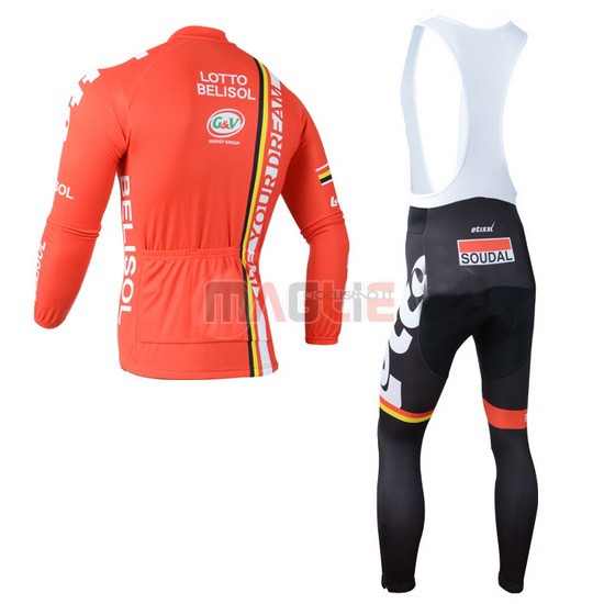 Maglia Lotto manica lunga 2014 arancione