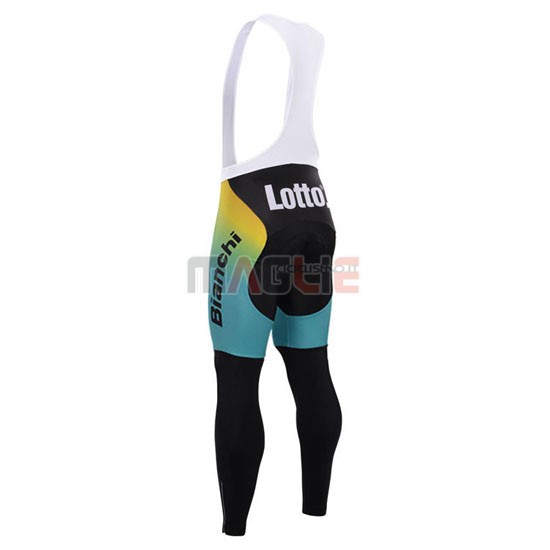 Maglia Lotto manica lunga 2015 nero e giallo