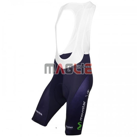 Maglia Movistar manica corta 2016 verde e blu