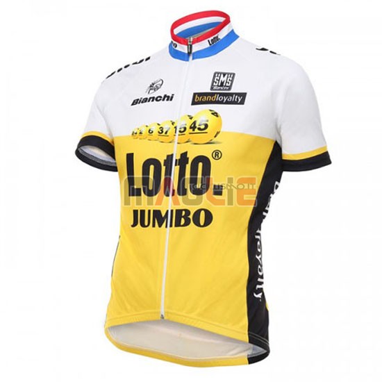 Maglia Lotto manica corta 2016 giallo e bianco - Clicca l'immagine per chiudere