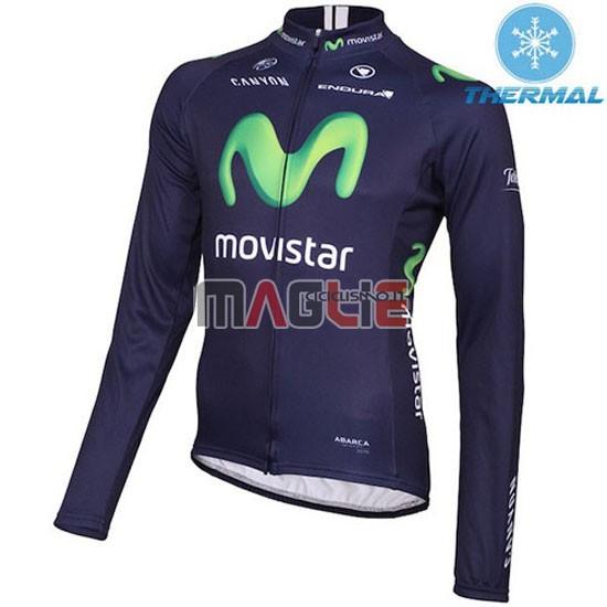 Maglia Movistar manica lunga 2016 verde e blu - Clicca l'immagine per chiudere