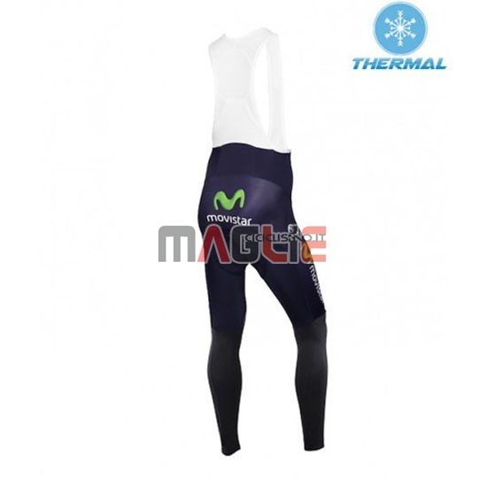 Maglia Movistar manica lunga 2016 verde e blu