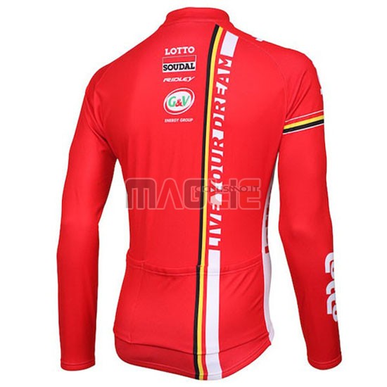 Maglia Lotto manica lunga 2016 bianco e rosso - Clicca l'immagine per chiudere