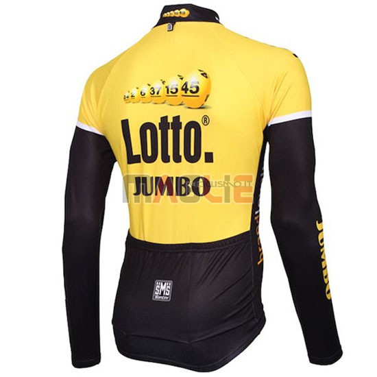 Maglia Lotto manica lunga 2016 giallo e nero