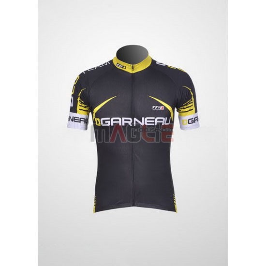 Maglia Louis Garneau manica corta 2011 nero e giallo