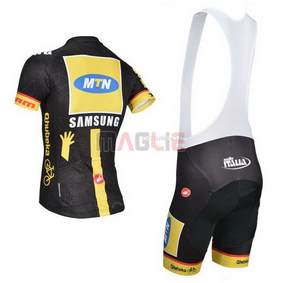 Maglia MTN manica corta 2014 nero e giallo