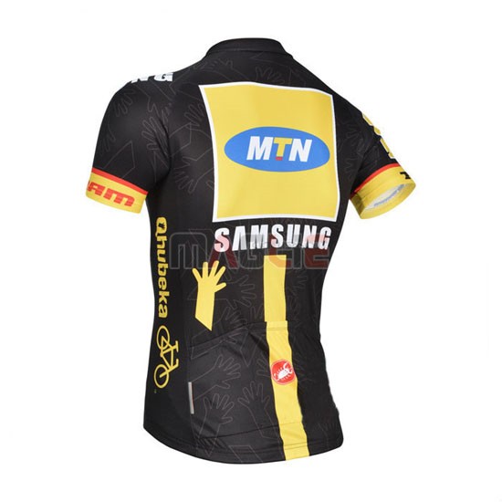 Maglia MTN manica corta 2014 nero e giallo