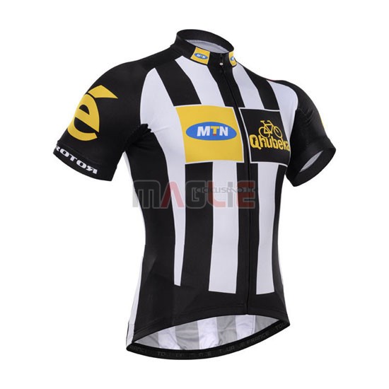 Maglia MTN manica corta 2015 nero e bianco