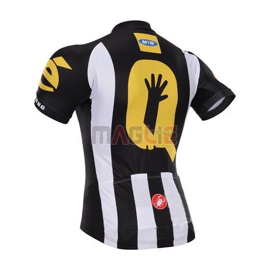 Maglia MTN manica corta 2015 nero e bianco