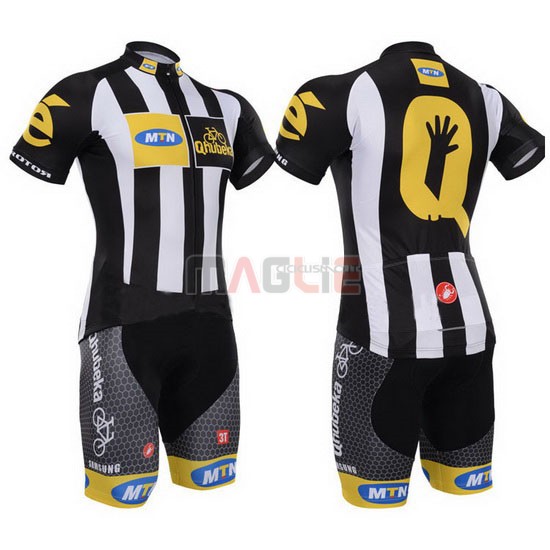 Maglia MTN manica corta 2015 nero e bianco