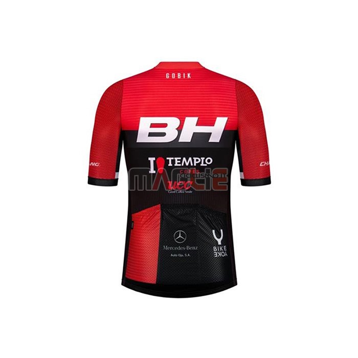 Maglia BH Templo Cafes UCC Manica Corta 2020 Nero Rosso - Clicca l'immagine per chiudere