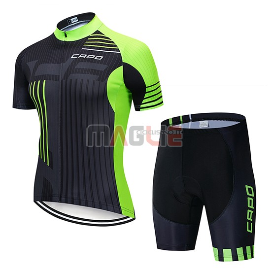 Maglia Capo Manica Corta 2018 Nero Verde