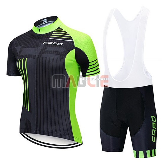 Maglia Capo Manica Corta 2018 Nero Verde