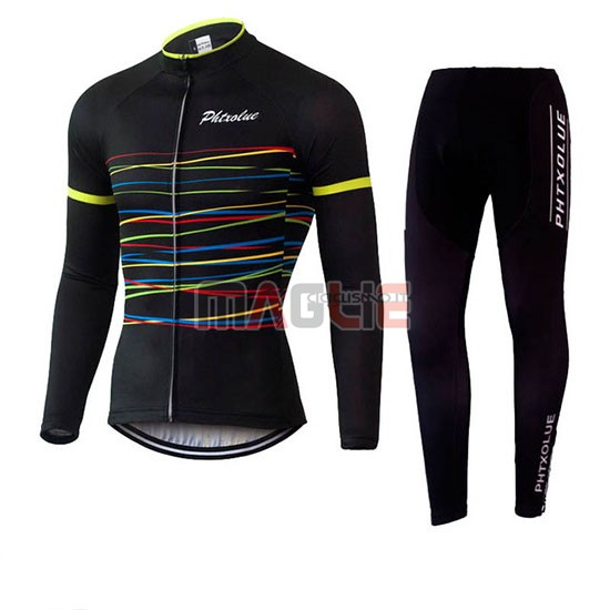 Maglia Phtxolue Manica Lunga 2019 Nero Giallo