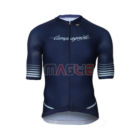 2018 Maglia Campagnolo Platino Manica Corta Spento Blu
