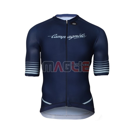 2018 Maglia Campagnolo Platino Manica Corta Spento Blu