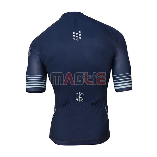 2018 Maglia Campagnolo Platino Manica Corta Spento Blu