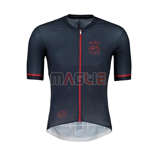 2018 Maglia Maloja PushbikersM Nero