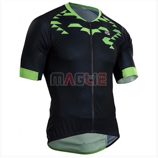 2018 Maglia Sugoi RS Training Manica Corta Nero e Verde