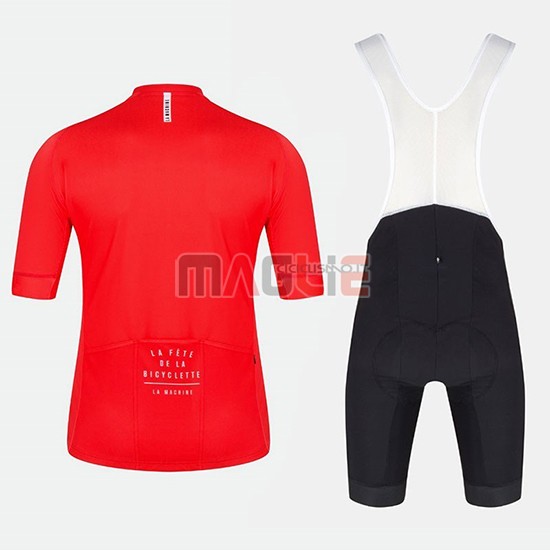 Maglia La Fete De La Bicyclette Manica Corta 2018 Rosso