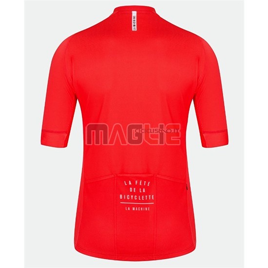 Maglia La Fete De La Bicyclette Manica Corta 2018 Rosso