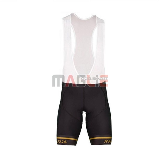 Maglia Maloja PushbikersM Manica Corta 2018 Nero Giallo