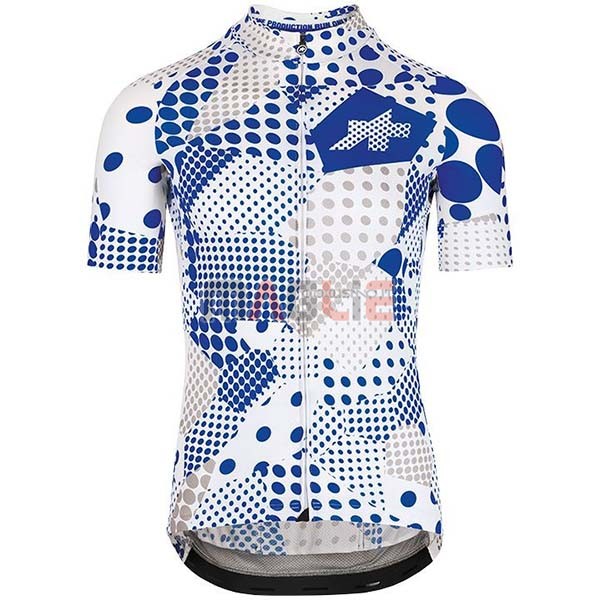 Maglia Assos Erlkoenig Manica Corta 2020 Blu Bianco