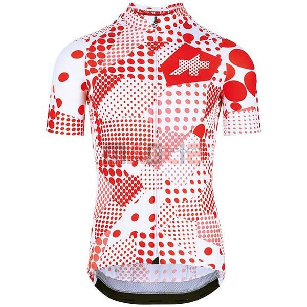 Maglia Assos Erlkoenig Manica Corta 2020 Rosso Bianco