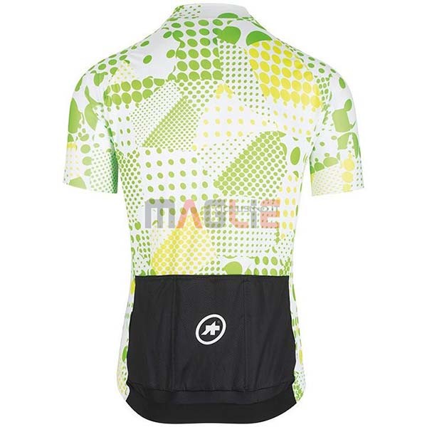 Maglia Assos Erlkoenig Manica Corta 2020 Verde Bianco