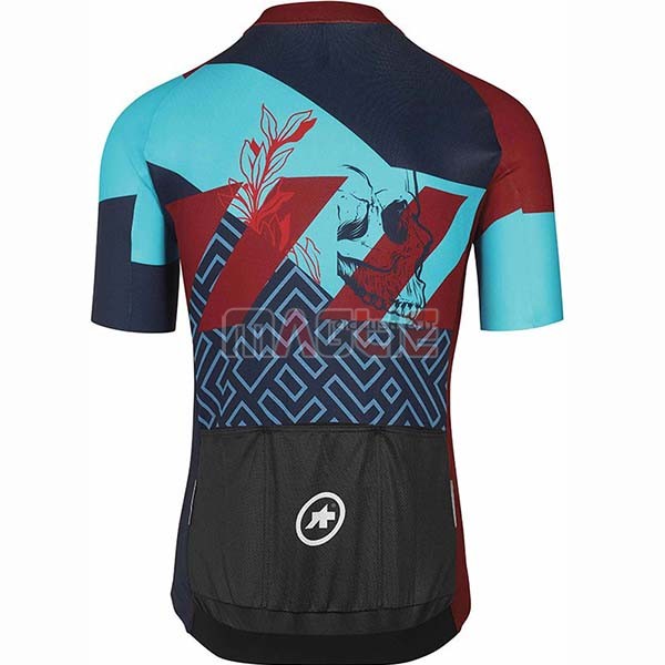 Maglia Assos Fastlane Wyndymilla Manica Corta 2020 Rosso Blu