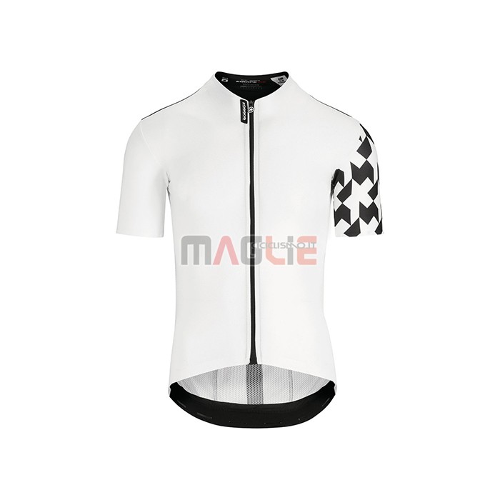 Maglia Assos Manica Corta 2021 Bianco Nero