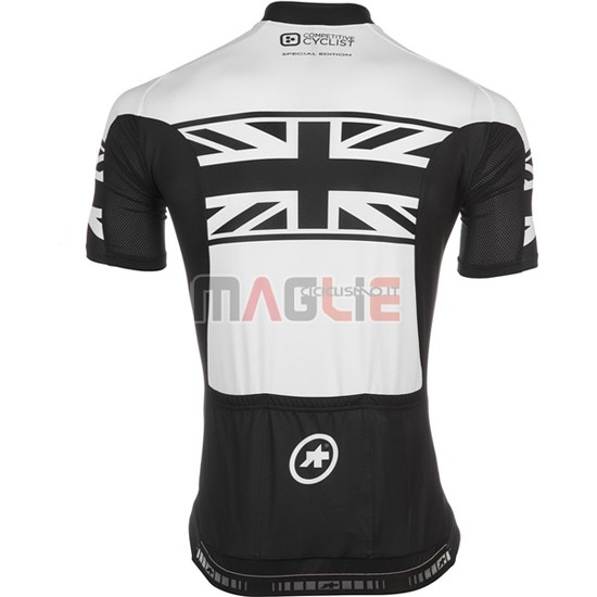 Maglia Assos manica corta 2016 bianco e nero