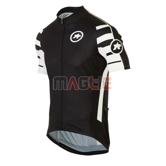 Maglia Assos manica corta 2016 bianco nero