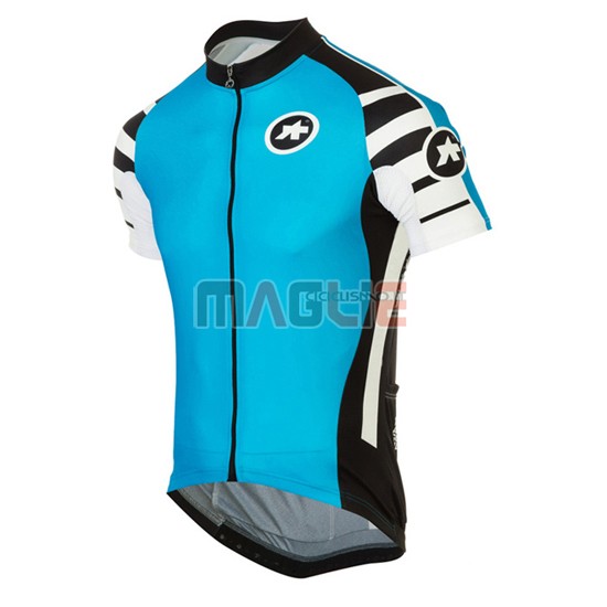 Maglia Assos manica corta 2016 nero e blu