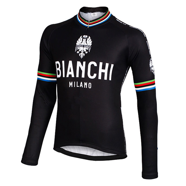 2017 Maglia Bianchi Milano ML nero - Clicca l'immagine per chiudere