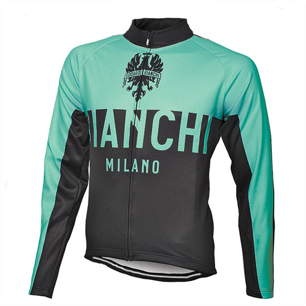 2017 Maglia Bianchi Milano ML verde e nero - Clicca l'immagine per chiudere