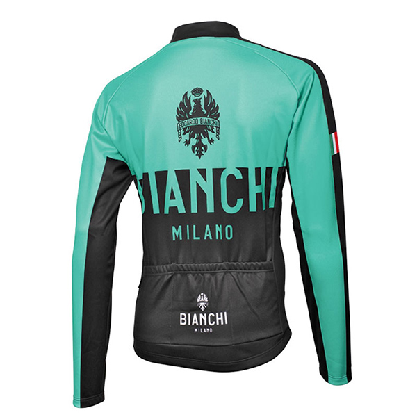 2017 Maglia Bianchi Milano ML verde e nero