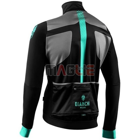 Maglia Bianchi Manica Lunga 2019 Celeste Nero