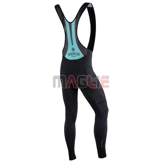 Maglia Bianchi Milano FT Manica Lunga 2019 Blu Nero