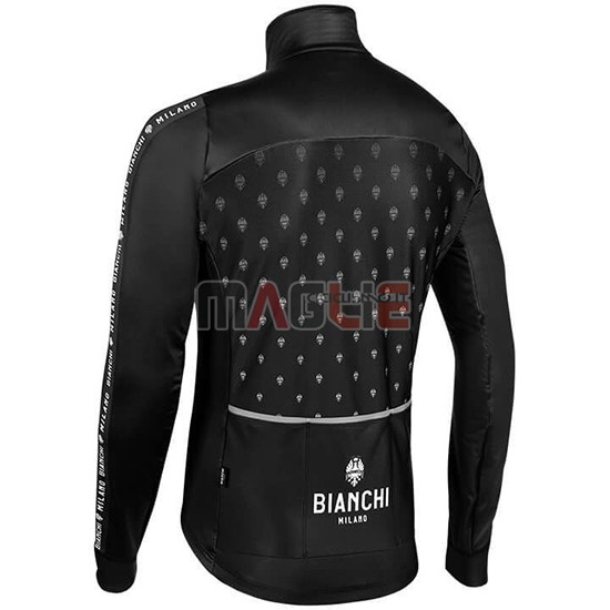 Maglia Bianchi Milano FT Manica Lunga 2019 Nero Bianco