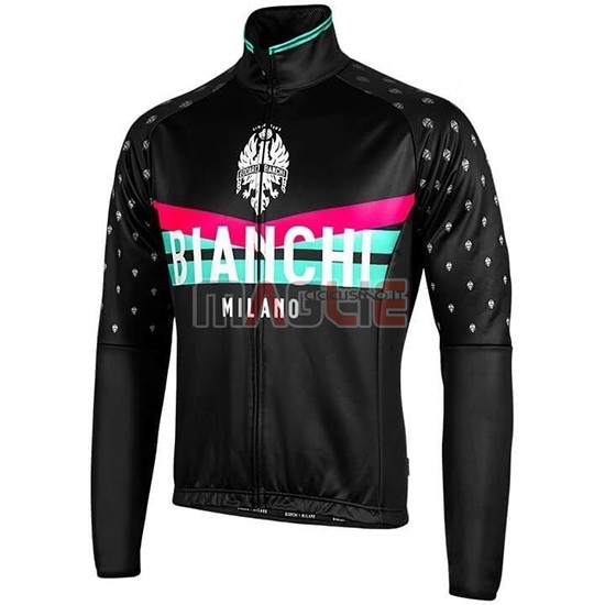Maglia Bianchi Milano PB Manica Lunga 2019 Nero Rosso