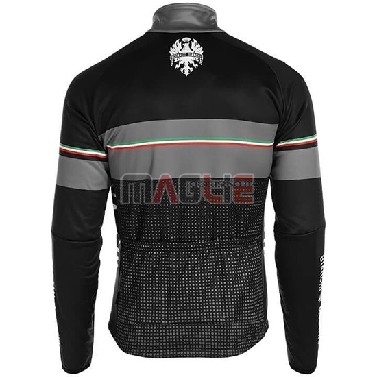 Maglia Bianchi Milano XD Manica Lunga 2019 Nero Grigio