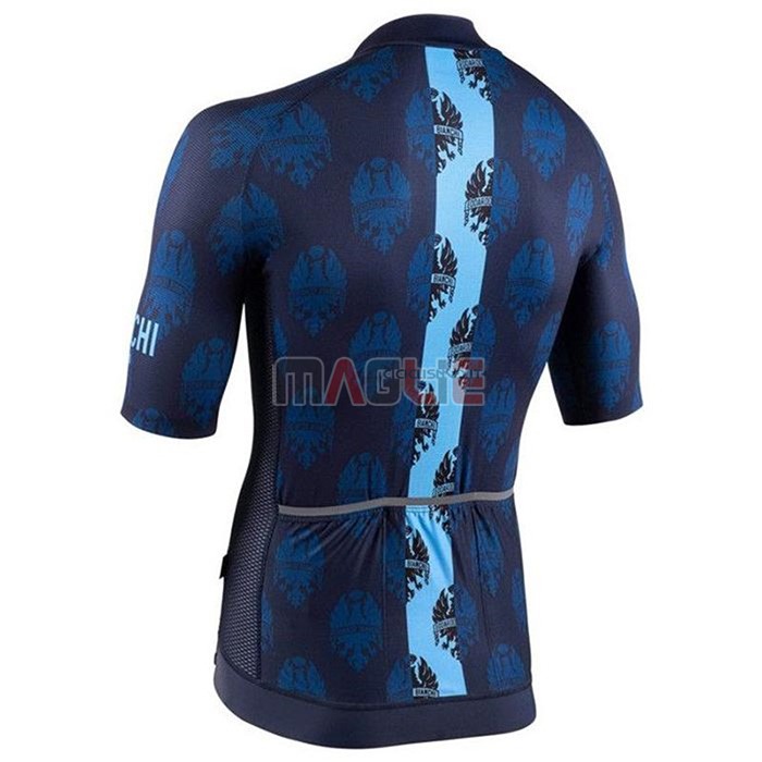 Maglia Bianchi Manica Corta 2020 Blu